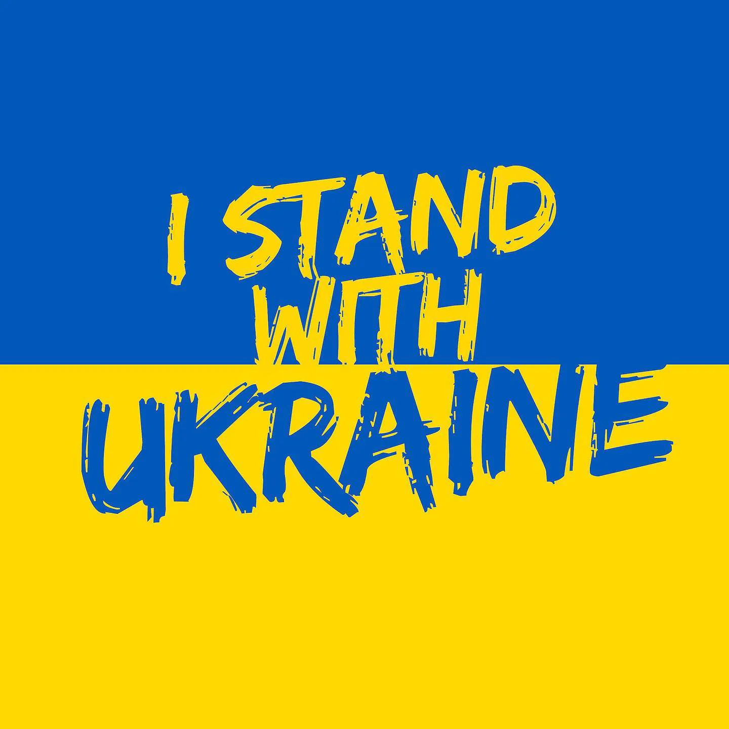 I stand with Ukraine